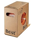 CAT.7 100m Simplex Verlegekabel BEST Gigabit Netzwerkkabel KUPFER Lan 1000Mhz S/FTP KAT 7