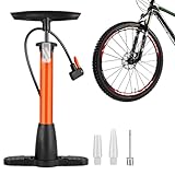 Fahrradpumpe Standluftpumpe 160PSI mit Multifunktionsdüse | Fahrradausrüstung, Luftpumpe für aufblasbares Spielzeug, Rennräder, Mountainbikes, Motorräder, Schwimmringe