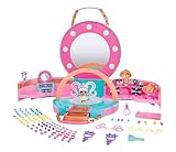 L.O.L. Surprise! Hair Beads Salon Spielset - Mit 1 Puppe und 100 Perlen sowie Haargummis, Spiegel und Weiteren Überraschungen, Spielzeug für Kinder ab 4 Jahre