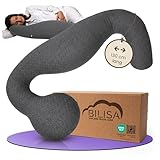 Premium 10 in 1 Ganzkörperkissen für Schwangerschaft und Stillphase | 130x22x72 cm | Komfortkissen | Multifunktionskissen mit Memory-Schaum | Abnehmbarer Bezug | pflegeleicht