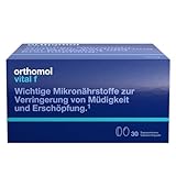 Orthomol Vital f - Mikronährstoffe für Frauen - bei Müdigkeit und Erschöpfung - mit B-Vitaminen, Omega-3-Fettsäuren, Magnesium - Tabletten/Kapseln à 30 x Tagesportionen