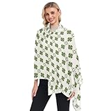 Winter Damen Schals und Wraps Floral Lange Damen Schal Decke Übergroße Weihnachtsgeschenke für Frauen, Knotenmuster Mythos Pflanze Geo Blumenmotiv, WS0E204, mehrfarbig, One size