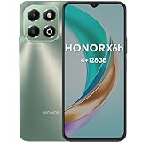 HONOR X6b Smartphone, Android Mobile Phones Without Contract (5200 mAh, 128GB/4GB, Android 14, 6,56 Zoll 90Hz Display, Octa-Core, 50+2MP, Dual SIM, NFC), Forest Green