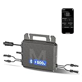 Marstek Mikrowechselrichter 800W – 230V AC 0% VAT, 16-60V DC Eingang, Solar-Wechselrichter mit WiFi für Balkonkraftwerk, IP67, App-Steuerung, für Photovoltaik-Module