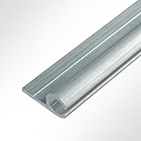 LYSEL® Kederschiene Kederleiste Kederprofil 15x30mm pressblank 2m 45° Ø10mm für Keder 5-9mm