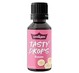 GymQueen Tasty Drops, Banane, Flavour Drops ohne Kalorien, 30ml