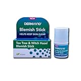 Derma V10 Blemish Stick, Teebaum und Hamamelis, für klarere Haut, beruhigend und beruhigend, hilft gegen Flecken und Hautunreinheiten, für den täglichen Gebrauch, veganfreundlich