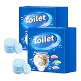 WC Reiniger Extra Stark, 20PCS WC Schaum, Toilet Bowl Cleaner Tablets Toilettenreiniger Urinsteinentferner Extra Stark für Wasserkästen für verhindert Kalk Schmutz Frischen Duftchaum (2)