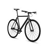 6KU Fixie Urban Track Bike, Aluminium, starres Getriebe, 52 cm/S