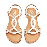 GIOSEPPO Damen Lamim Sandale, Gold, 38 EU