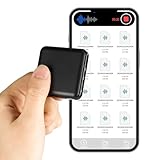 64 GB Mini Digitaler Diktiergerät, Aufnahmegerät mit Spracherkennung 160 Stunden Aufnahme, Magnet Voice Recorder mit Rauschunterdrückung für Meetings Interviews Vortrag Vorlesung Kurse Konferenzen