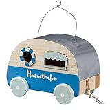 Vogelhaus im Wohnwagen-Design Nistkasten Vogelkasten...