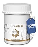Senagold Schüssler Salze Nr. 7 - Magnesium phosphoricum D6 – Das Salz der Muskeln & Nerven - Tabletten Gluten- & Alkoholfrei - hergestellt nach Homöopathischem Arzneibuch in Deutschland - 1000 Stück