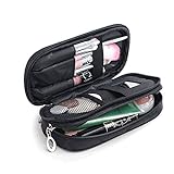 MLMSY Make-up-Tasche für Frauen mit Spiegel Beauty Pinsel...