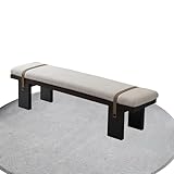 JOSIAHCQ Sitzbank Holz Flur Küchenbank Bank Eckbank Esszimmer Holzbank Garderobenbank Esszimmerbank Bettbank Polsterbank für Küche Wohnzimmer Eingang Schlafzimmer(180cm(70.87in))