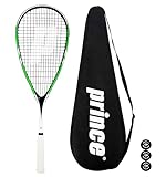 Prince Team 400 & 450 Squashschläger-Serie, inklusive kompletter Länge schützender Squashschlägerhülle & 3 Squashbälle (Team Beast 400)