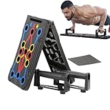Push Up Board – Faltbares Push Up Board | Zubehör für Trainingsgeräte, einfach zu verstauen und zu transportieren