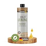 Scheidler Holz Liebling Leinölfirnis 750 ml – Natürliches Leinöl als Holzlasur Außen & Innen Wetterfest – Lebensmittelechtes Hartwachsöl/Holzöl Möbel & Garten – Bootslack Alternative
