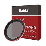 Haida 2-in-1 CPL + VND-Filter für Kamera Pro II, mehrfach beschichtet, Zirkular-Polarisator + variable Neutraldichte, SLR-Kamera-Objektivfilter, wasserdicht, kratzfest, Nano-Beschichtungsfilter, 67 mm