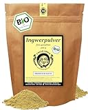 Uncle Spice BIO Ingwerpulver - 200g Ingwer-Wurzel fein gemahlen in PREMIUM-BIO-QUALITÄT - Ginger powder, Ingwer Pulver, Ingwerwurzel, DE-ÖKO-005 - Ajurveda Ingwer Tee