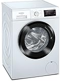 Siemens WM14N0K5 Waschmaschine iQ300, Frontlader mit 7kg Fassungsvermögen, 1400 UpM, speedPack L, simpleTouch LED-Display, iQdrive-Motor, AquaStop, Weiß, 60cm