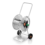 Bradas 212 60 m Schlauch Spule Trolley 212 ZN Agrati, silber, 48 x 43 x 88 cm