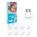 Schnarchstopper Anti Schnarch, Magnetischer Schnarchgerät Nasenclip, Wiederverwendbares Schnarchstopper Nasenklammer, Anti Snoring NasenClip für Entspannte Nächte, Möglich bessere Atmung (8pcs)