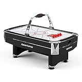 Sportime Airhockeytisch Taifun | Profi Airhockey-Tisch mit Luft-Gebläse, Elektronischem Zähler, 4X Schlägern, 6X Pucks | 116 kg | 213x122x81cm | Markenqualität