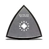 Multiblade Professionel Universell Schleifplatte 93x93x93mm (Universal-Schleifpapier) mit Kletthaftung MB151