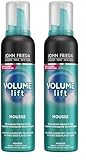 John Frieda Volume Lift - Mousse - Für schwereloses Volumen & Fülle, 1x 200 ml (Packung mit 2)