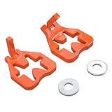 T-Pfosten-Torscharnier-Set, 2 Stück, schweres Stahlzubehör mit 1,6 cm Metallpfosten für landwirtschaftliche Nutzung, Bauernhoftor-Hardware