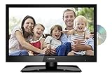 Lenco DVL-1962 - HD LED-TV - 18,5 Zoll - DVB T2 - DVD - Autoadapter - Schwarz