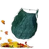 Laub Sammler Für Garten | Faltbar Aufklappbar Wiederverwendbar Garten Säcke - Stabile Müllsäcke Als Abfalleimer | Zur Reinigung Von Rasenfläche Terrasse Grünschnitt
