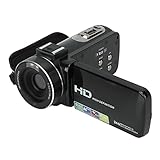 Digitalkamera, 24 MP 1080P WiFi-Camcorder-Recorder, Unterstützt 32 GB Speicherkarte mit Fülllicht, 16-Fach Zoom-Kamera mit Drehbarem 3,0-Zoll-TFT-Bildschirm