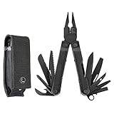 Leatherman Rebar – Kompaktes Multi-Tool mit 17 praktischen Werkzeugen – Allzweckwerkzeug für den Outdoor- und Camping-Bereich – Schwarz