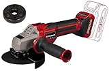 Einhell Professional Akku-Winkelschleifer TP-AG 18/125 CE Q Li Power X-Change (18V, Ø 125 mm, 33 mm Schnitttiefe, Brushless, Konstantelektronik, ohne Trennscheibe, ohne Akku)