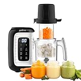 KOSTTE Babynahrungszubereiter, Multifunktions Babybrei Zubereiter, Schnelles Dampfgaren in 15 Minuten, Multifunktions Küchenmaschine für Babynahrung, BabyDampfgaren, Mixen