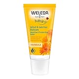 WELEDA Calendula Wind- und Wetterbalsam, 30 ml: Schutz und Beruhigung für Baby- und Kinderhaut, Ointment
