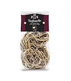 Valnerina Tartufi Tagliatelle mit schwarzen Trüffeln Sommer | Lange Teig mit Eiern | Italienische Pasta | Packung 250 gr.