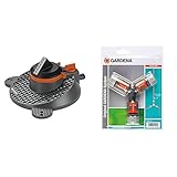 Gardena Comfort Teil- und Vollkreisregner Tango: Kreisregner 2 in 1: Teil- und Volkreisregner, für Flächen bis max. 310 m², max. Sprengbereich 20 m & Abzweig-Satz für 13 mm - und 15 mm-Wasserschläuche
