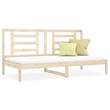 Eleganz Tagesbett 90x200 cm aus Massivholz Kiefer - Kinderbett & Gästebett - Langlebig & Natürlich - Ideal für kleine Räume & Kinderschlafzimmer