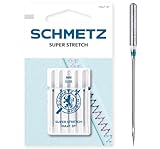 SCHMETZ | 5 Nähmaschinennadeln | Super Stretch | HAX1 SP | Nadeldicke 75/11 | auf jeder gängigen Haushaltsnähmaschine einsetzbar