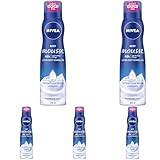 NIVEA Körper Mousse mit Mandelöl, Für trockene Haut, Spender, 200 ml (Packung mit 5)