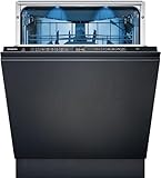 Siemens SN65ZX07CE, iQ500 Smarter Geschirrspüler Vollintegriert, 60 cm breit, Besteckschublade, Made in Germany, Zeolith Trocknung, extra leise, aquaStop, varioSpeed Kurzprogramm, Innenbeleuchtung