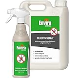 Envira Silberfisch-Spray - Anti-Silberfisch-Mittel Mit Langzeitwirkung - Geruchlos & Auf Wasserbasis - 500 ml + 2 Liter