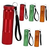 SKISUNO 6 Stück Mini Taschenlampen LED Outdoor Camping Handlich Klein mit Leds Langlebig Leicht für Notfälle und Wandern