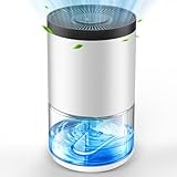 Vongal Luftentfeuchter Elektrisch, 1000ml Tragbarer Luftentfeuchter für das Schlafzimmer, Mini Luftentfeuchter mit 7 Farben Licht und Automatischer Abschaltung Luftentfeuchter für Zuhause, Badezimmer