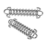 FONDOTIN 2 Stück Hundeleine Federmechanismus Bungee Leine für Große für Outdoor Aktivitäten und Camping bis Belastbarkeit