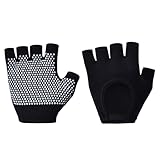 Yoga-Handschuhe, rutschfest, Halbfinger, Fitness-Handschuhe für Yoga, atmungsaktive Fäustlinge, Sportbegeisterte, ergonomisches Design, für Ehefrau, Freundin, 1 Paar