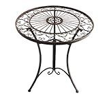 Dehner Gartentisch Antik, Balkontisch wetterfest, Dekotisch...